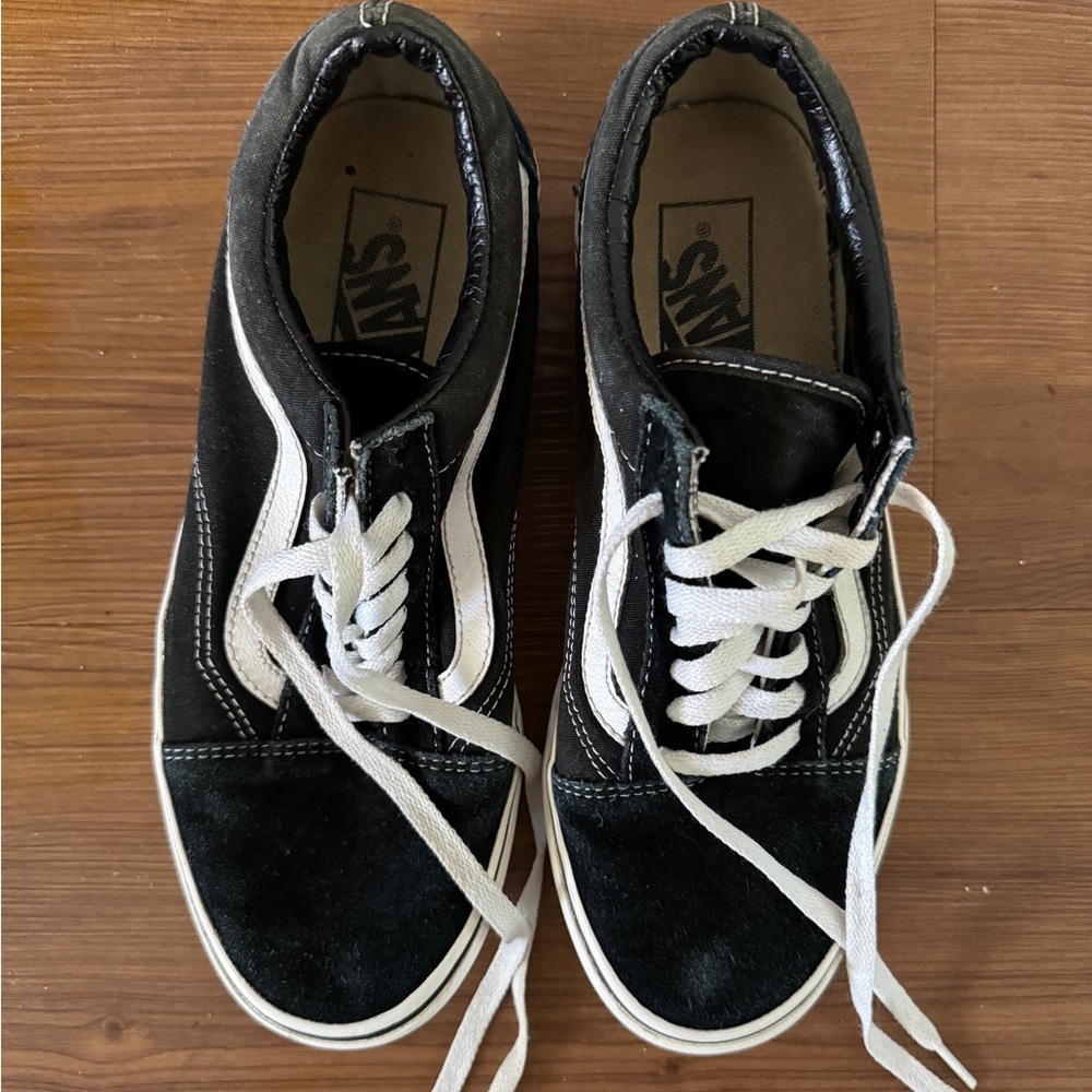 Black Old Skool Platform Vans
